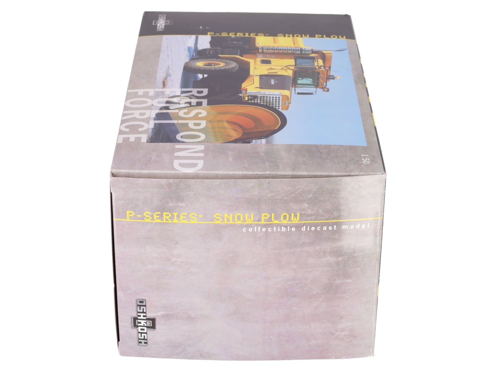 Sword Models SW3005-Y 1:50 Diecast Yellow P-Series 3-Axle 4x4 Snow Plow EX/Box