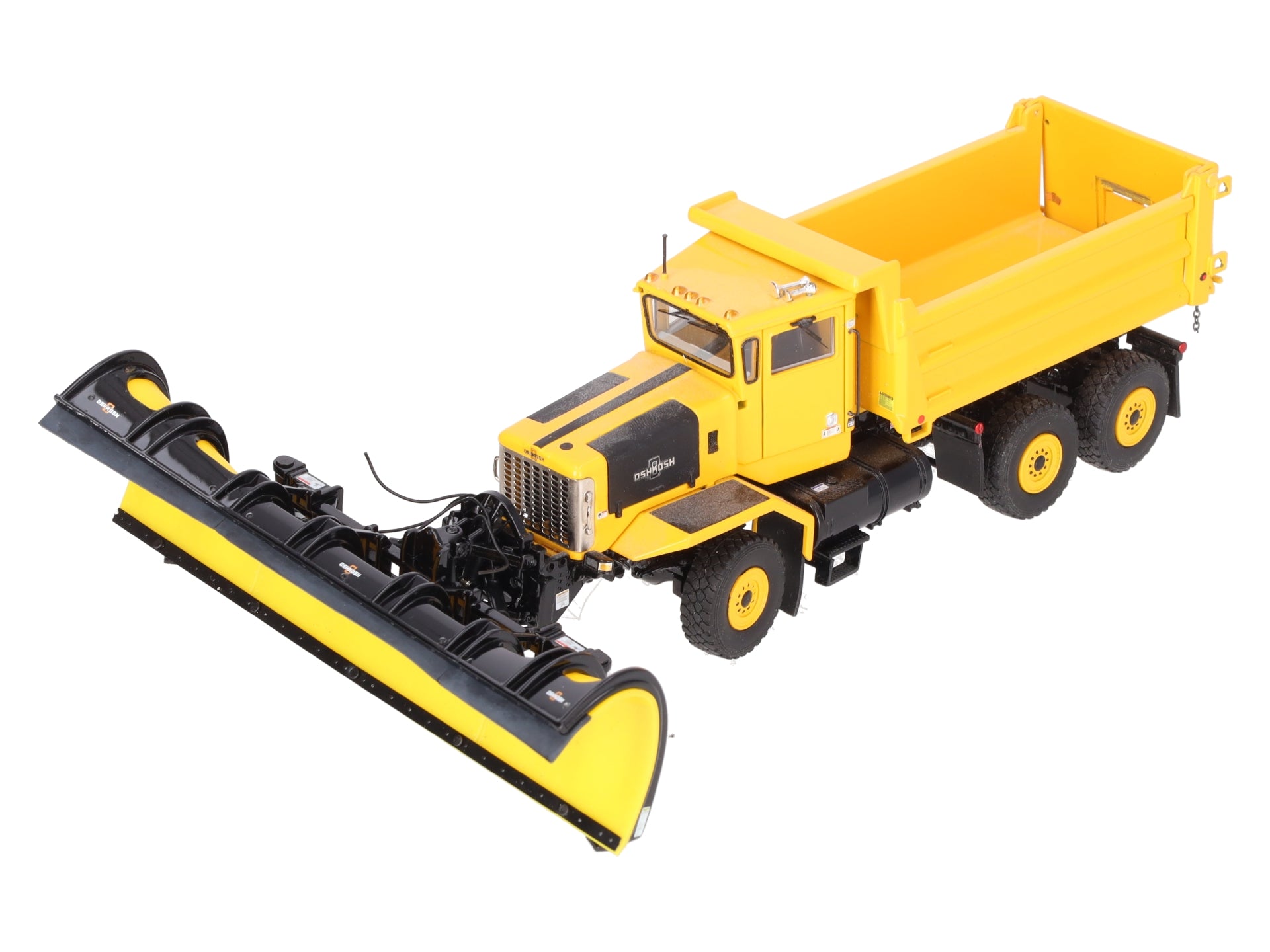 Sword Models SW3005-Y 1:50 Diecast Yellow P-Series 3-Axle 4x4 Snow Plow EX/Box
