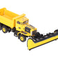 Sword Models SW3005-Y 1:50 Diecast Yellow P-Series 3-Axle 4x4 Snow Plow EX/Box