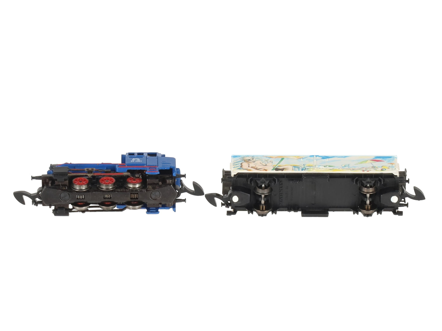 Marklin 81520 Z Scale Mini-Club Powered Steam Freight Train Starter Set LN/Box