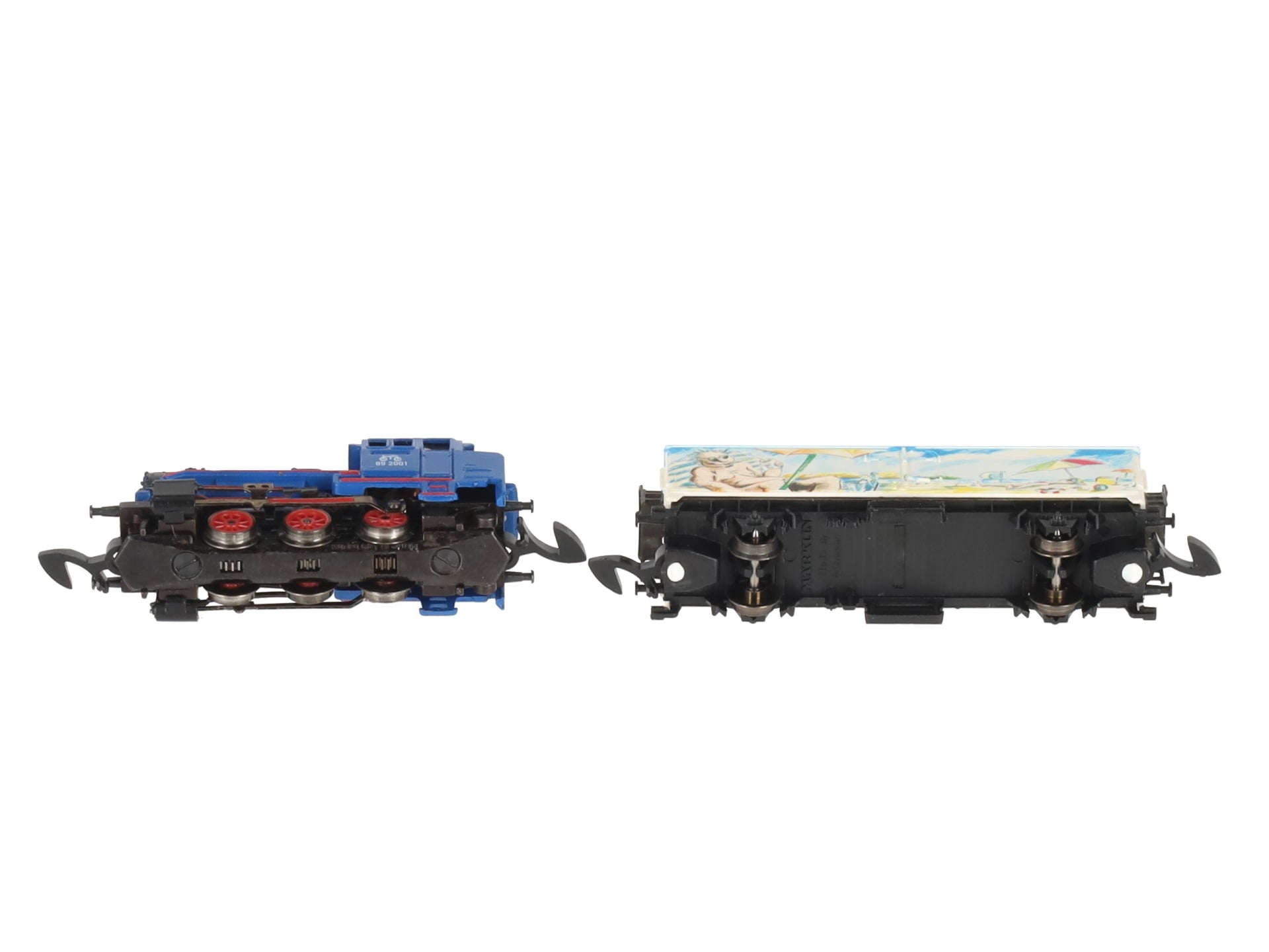 Marklin 81520 Z Scale Mini-Club Powered Steam Freight Train Starter Set LN/Box