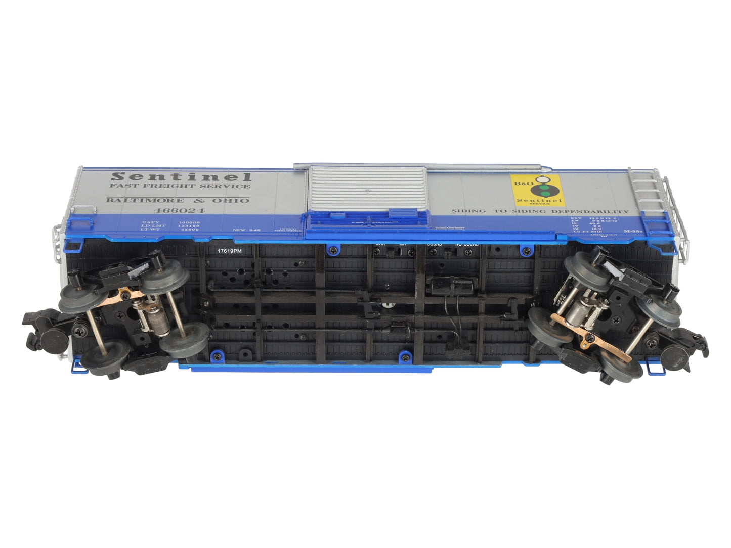 Lionel 1926620 O Baltimore and Ohio Sentinel Freightsounds PS-1 Boxcar #466024 EX