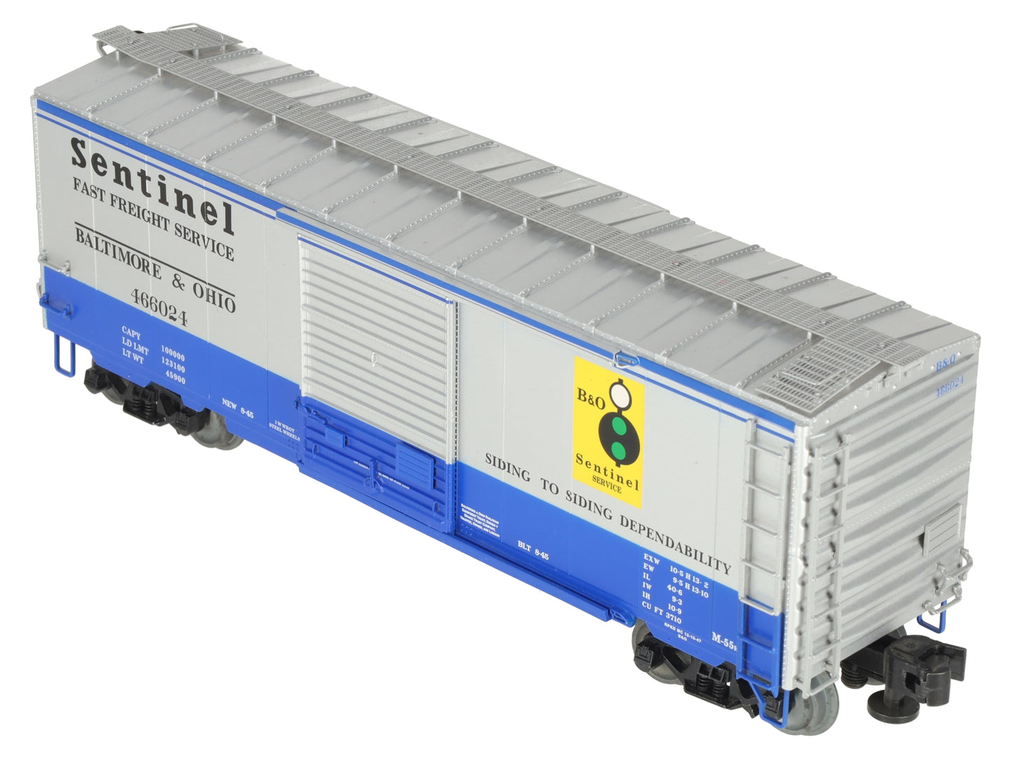Lionel 1926620 O Baltimore and Ohio Sentinel Freightsounds PS-1 Boxcar #466024 EX