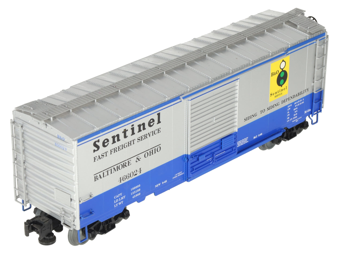 Lionel 1926620 O Baltimore and Ohio Sentinel Freightsounds PS-1 Boxcar #466024 EX