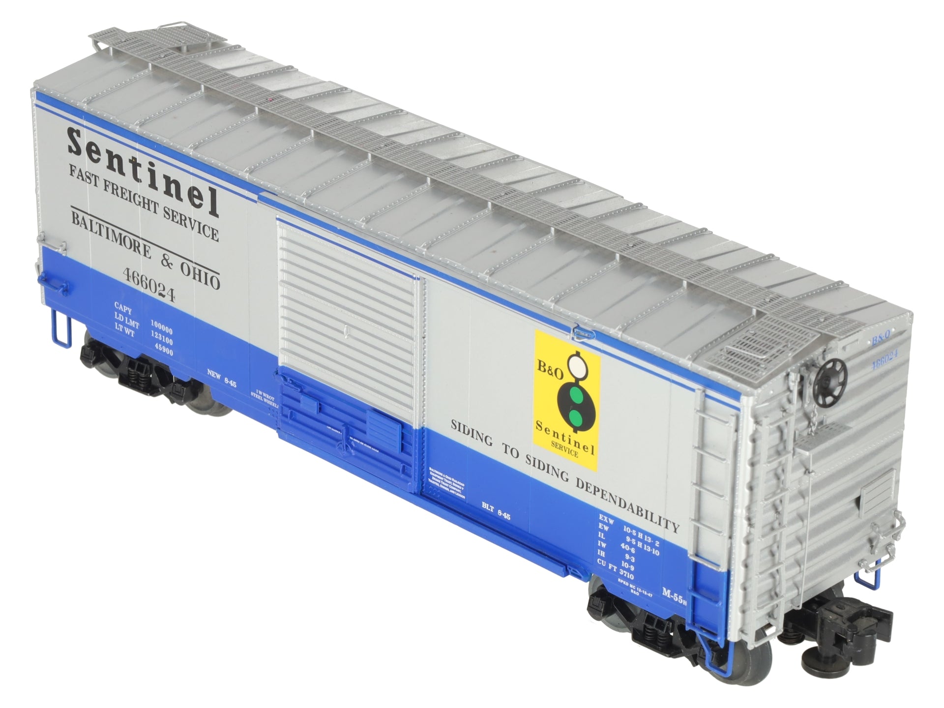Lionel 1926620 O Baltimore and Ohio Sentinel Freightsounds PS-1 Boxcar #466024 EX