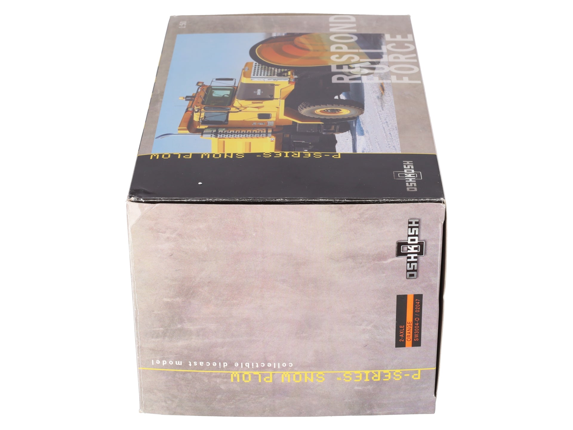 Sword Models SW3004-O 1:50 Scale Diecast Oshkosh P-Series Snow Plow EX/Box