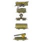 Marx 1526 Vintage O Olive Drab Army Train Set