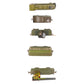 Marx 1526 Vintage O Olive Drab Army Train Set