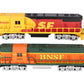 Williams O Gauge BNSF & SF GP7-105 AA Merger Set #2272,2065 LN/Box