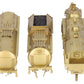 Westside HO BRASS B&O Q-4b 2-8-2 Mikado Steam Locomotive w/Aux Tender- Unpainted EX/Box