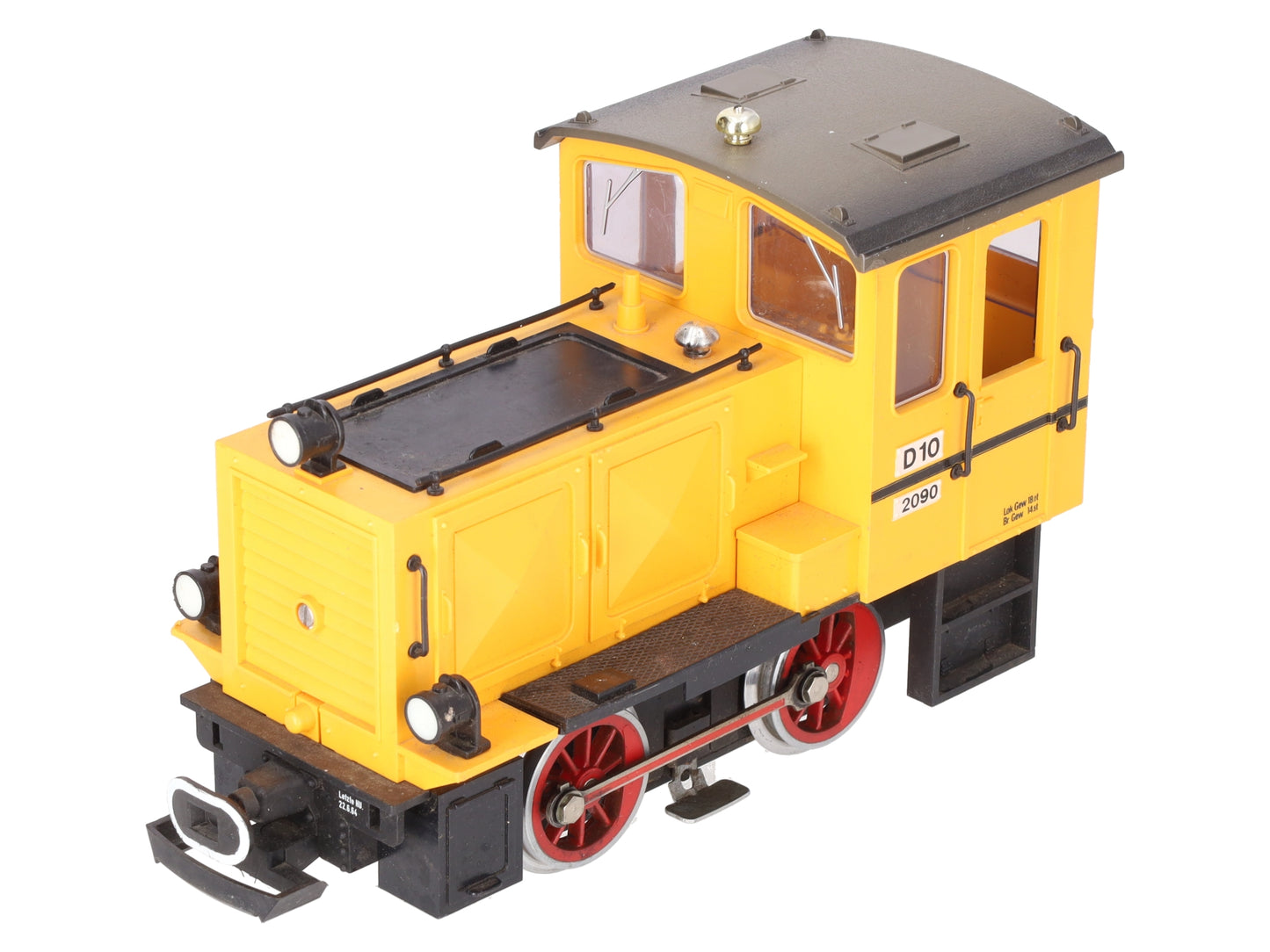LGB 2090N G Scale 0-4-0 Yellow Diesel Locomotive #2090 EX/Box