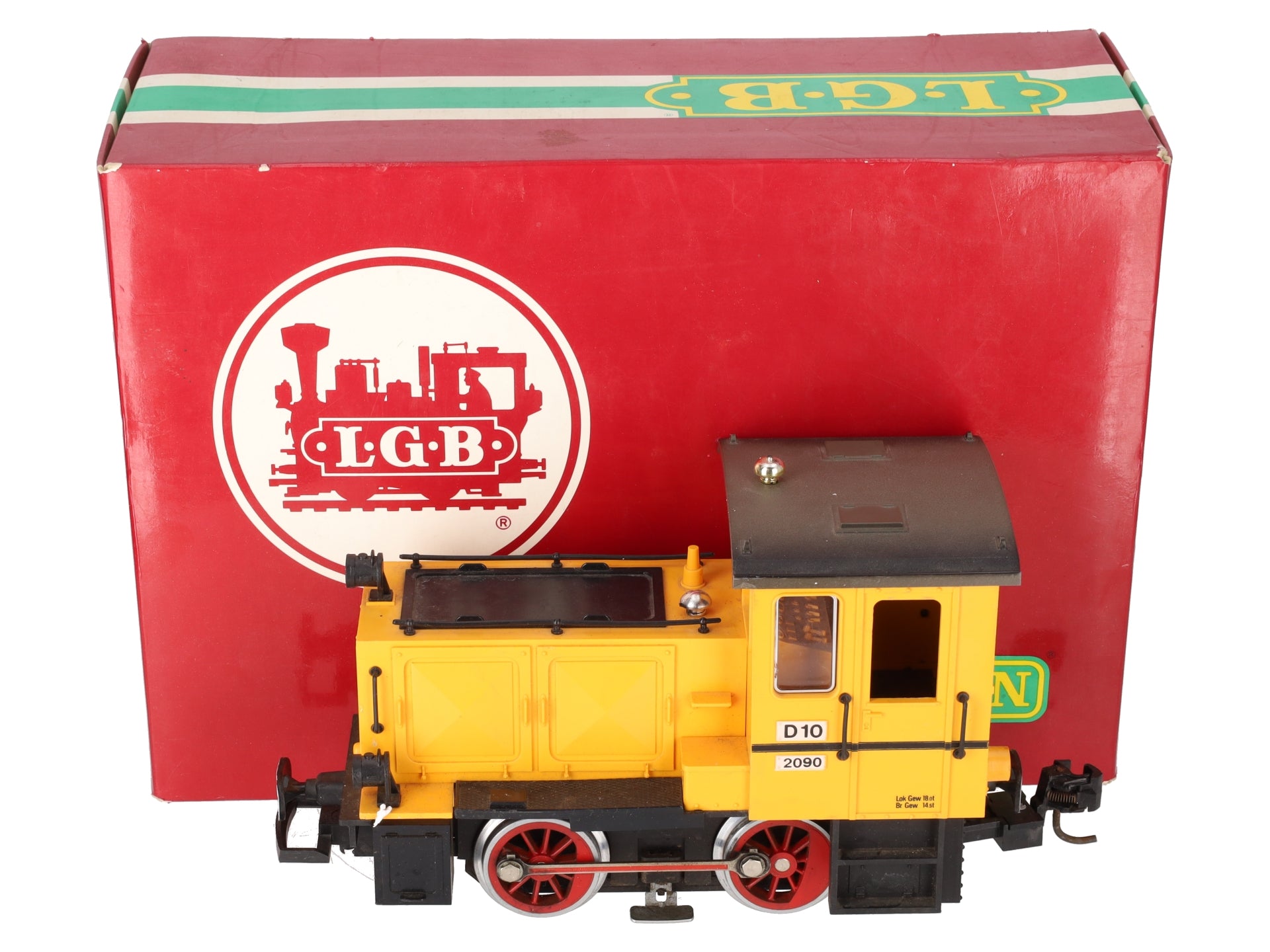 LGB 2090N G Scale 0-4-0 Yellow Diesel Locomotive #2090 EX/Box