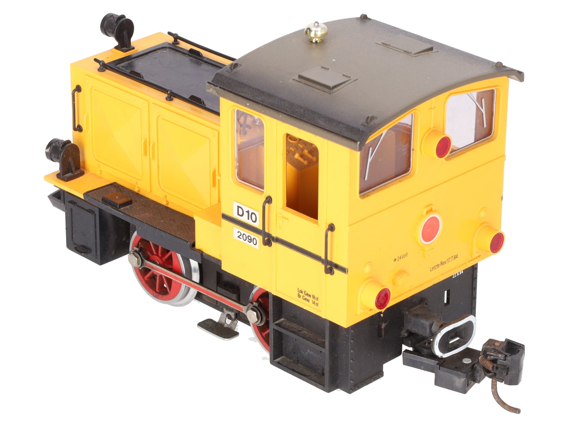 LGB 2090N G Scale 0-4-0 Yellow Diesel Locomotive #2090 EX/Box