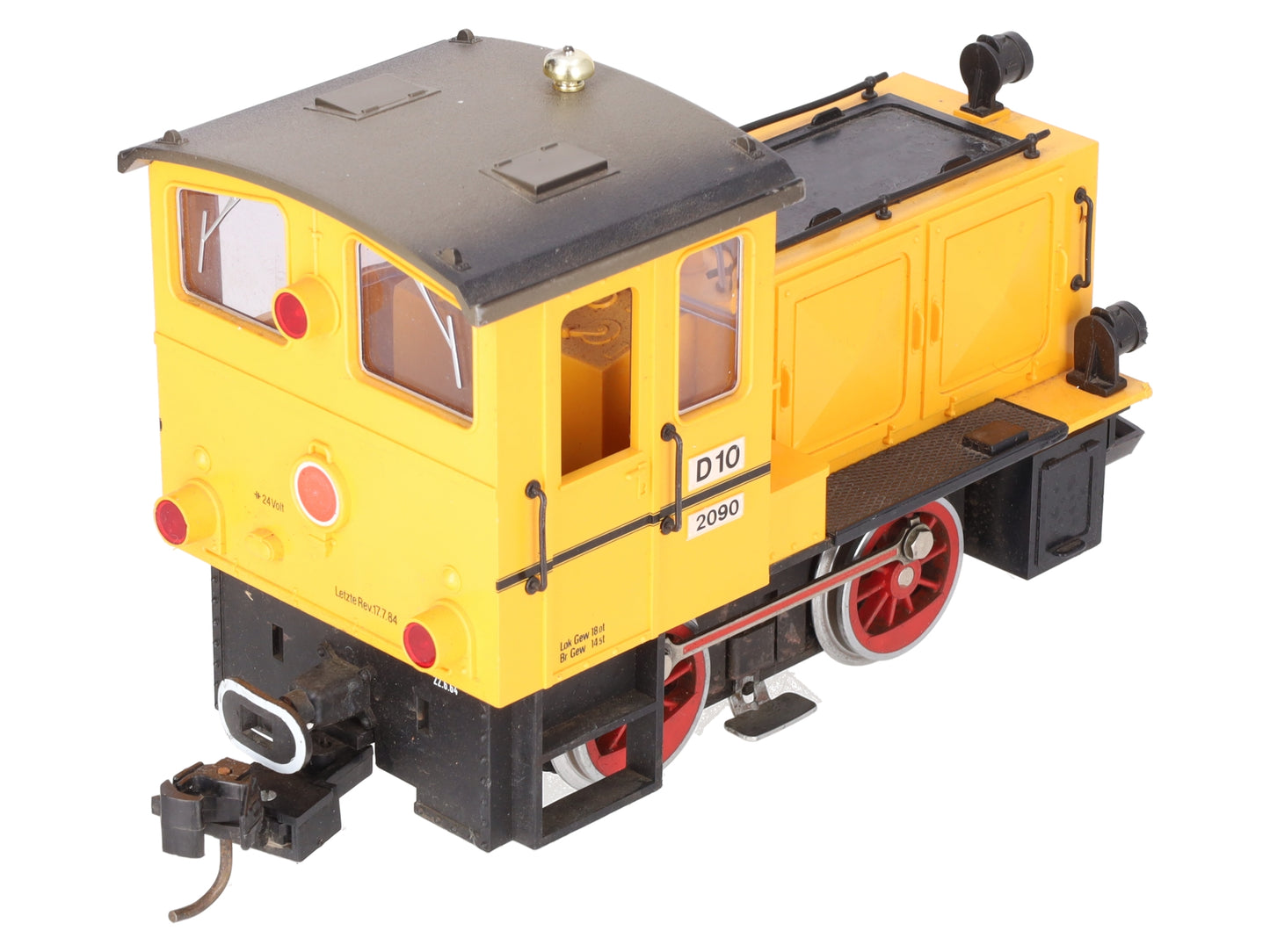 LGB 2090N G Scale 0-4-0 Yellow Diesel Locomotive #2090 EX/Box