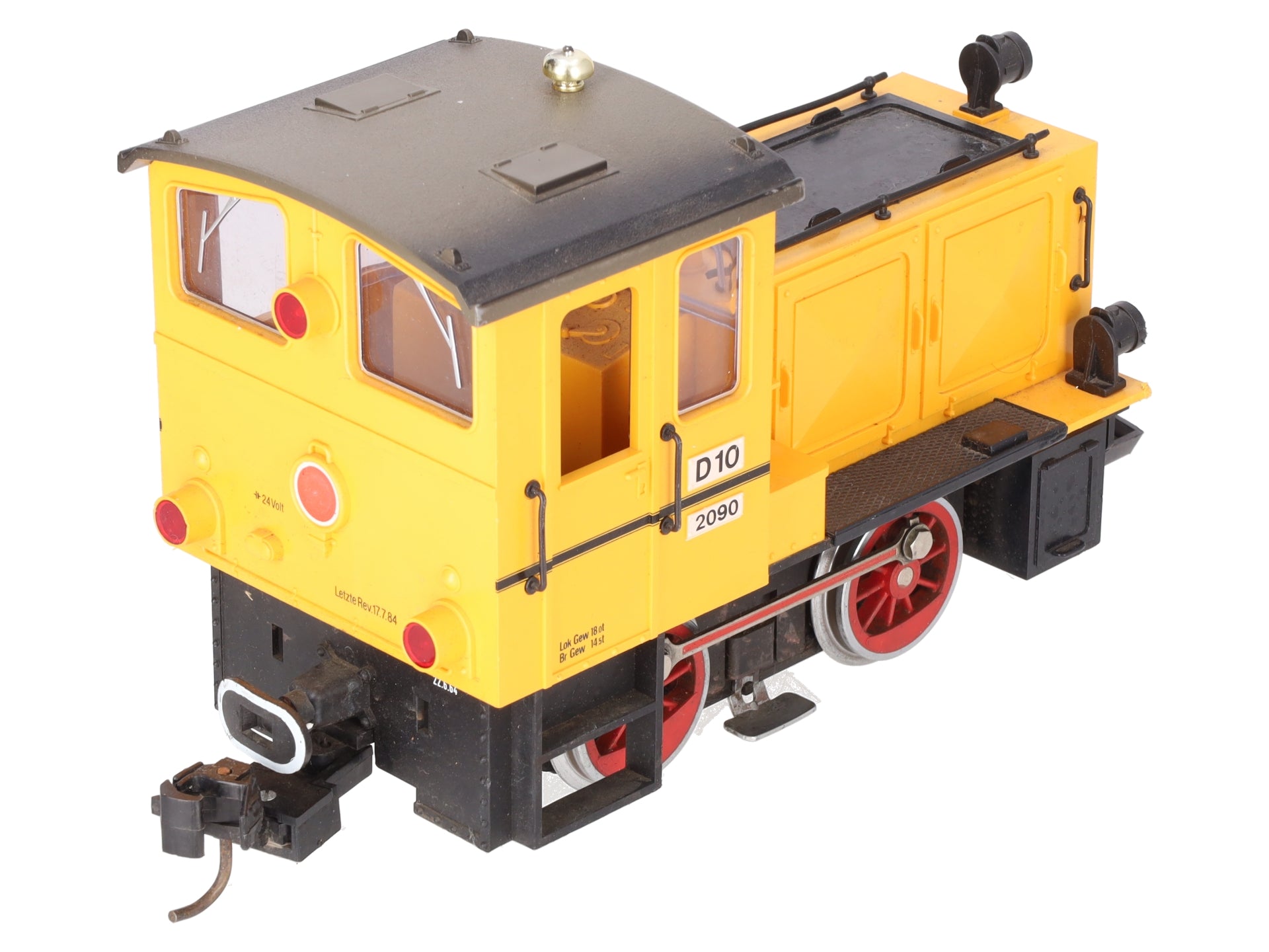 LGB 2090N G Scale 0-4-0 Yellow Diesel Locomotive #2090 EX/Box