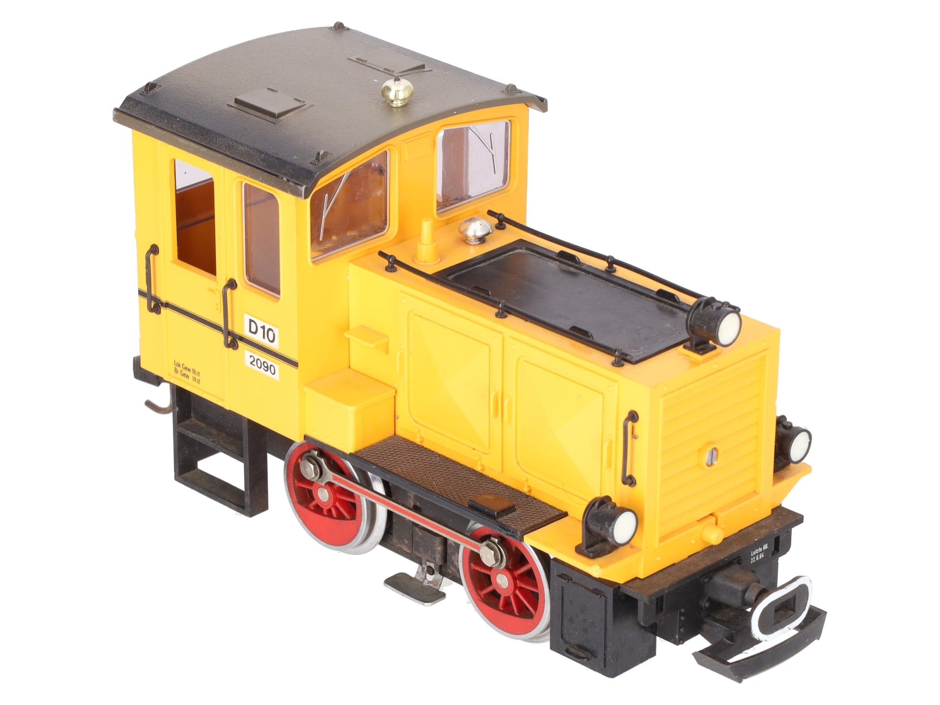 LGB 2090N G Scale 0-4-0 Yellow Diesel Locomotive #2090 EX/Box