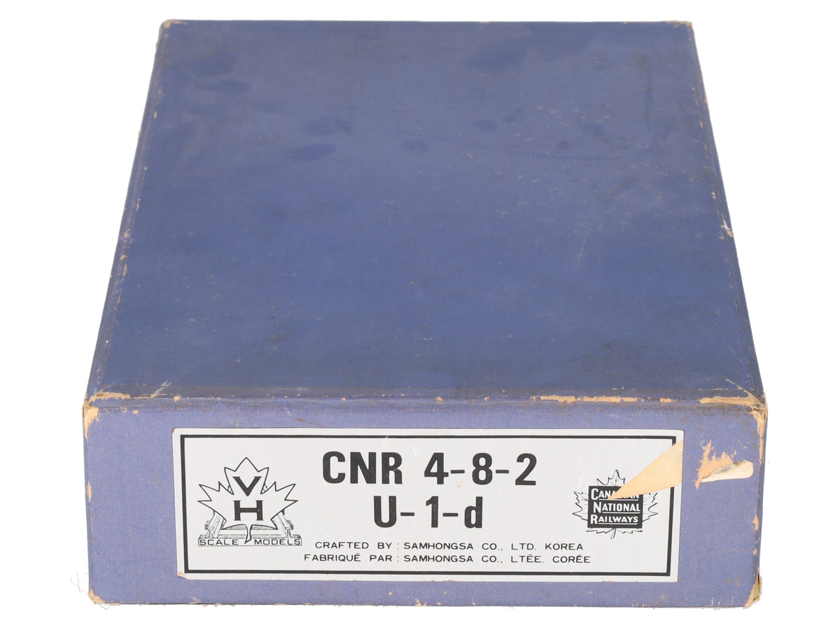 V-H Models HO BRASS CNR 4-8-2 U-1-d Steam Locomotive & Tender -Painted/Box