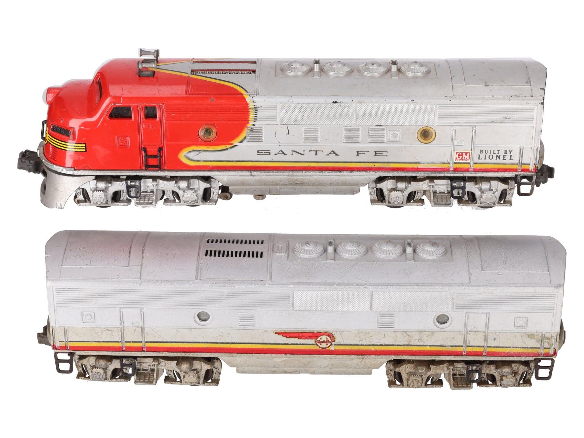 Lionel 2343 Vintage O Santa Fe F3 AB Diesel Locomotive Set VG – Trainz