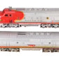 Lionel 2343 Vintage O Santa Fe F3 AB Diesel Locomotive Set VG