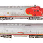 Lionel 2343 Vintage O Santa Fe F3 AB Diesel Locomotive Set VG