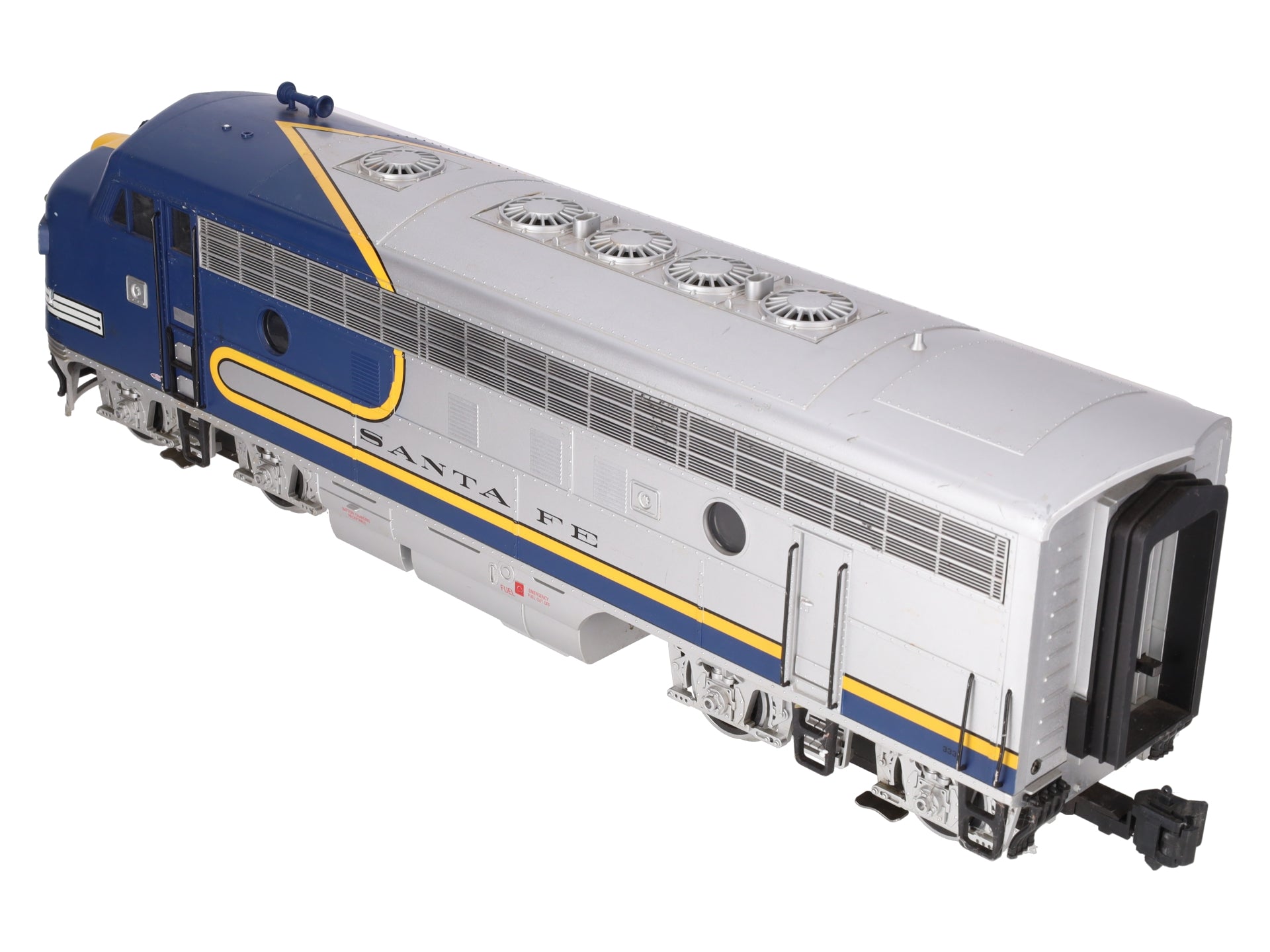 LGB 20577 G ATSF Bluebonnet Powered F7A Unit Diesel Locomotive #333 VG/Box