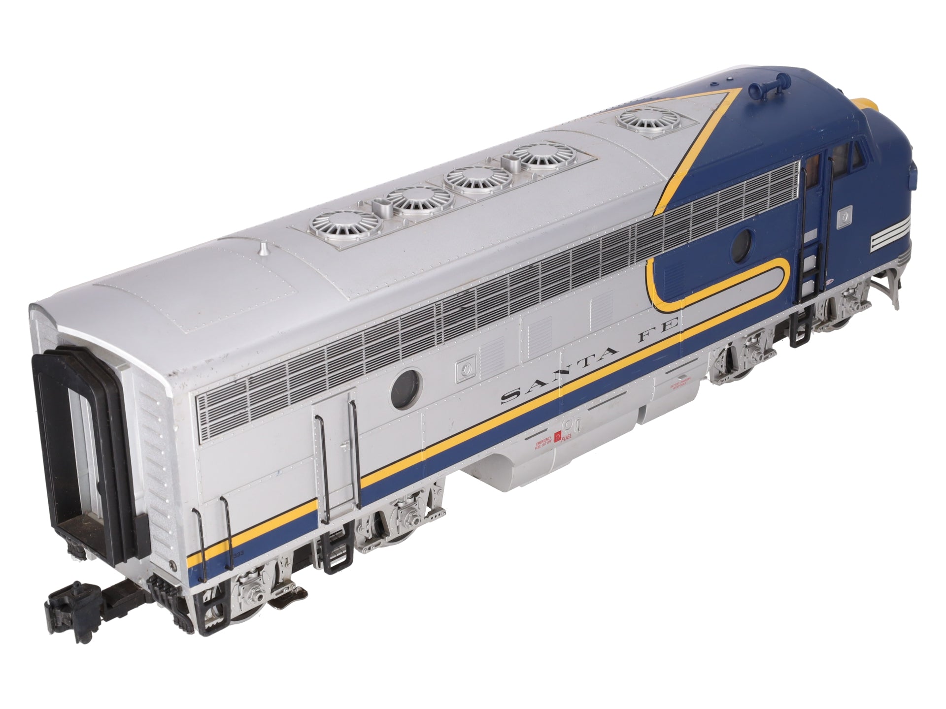 LGB 20577 G ATSF Bluebonnet Powered F7A Unit Diesel Locomotive #333 VG/Box