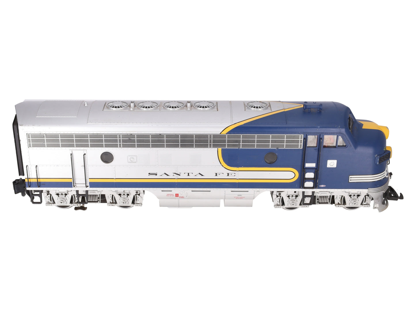 LGB 20577 G ATSF Bluebonnet Powered F7A Unit Diesel Locomotive #333 VG/Box