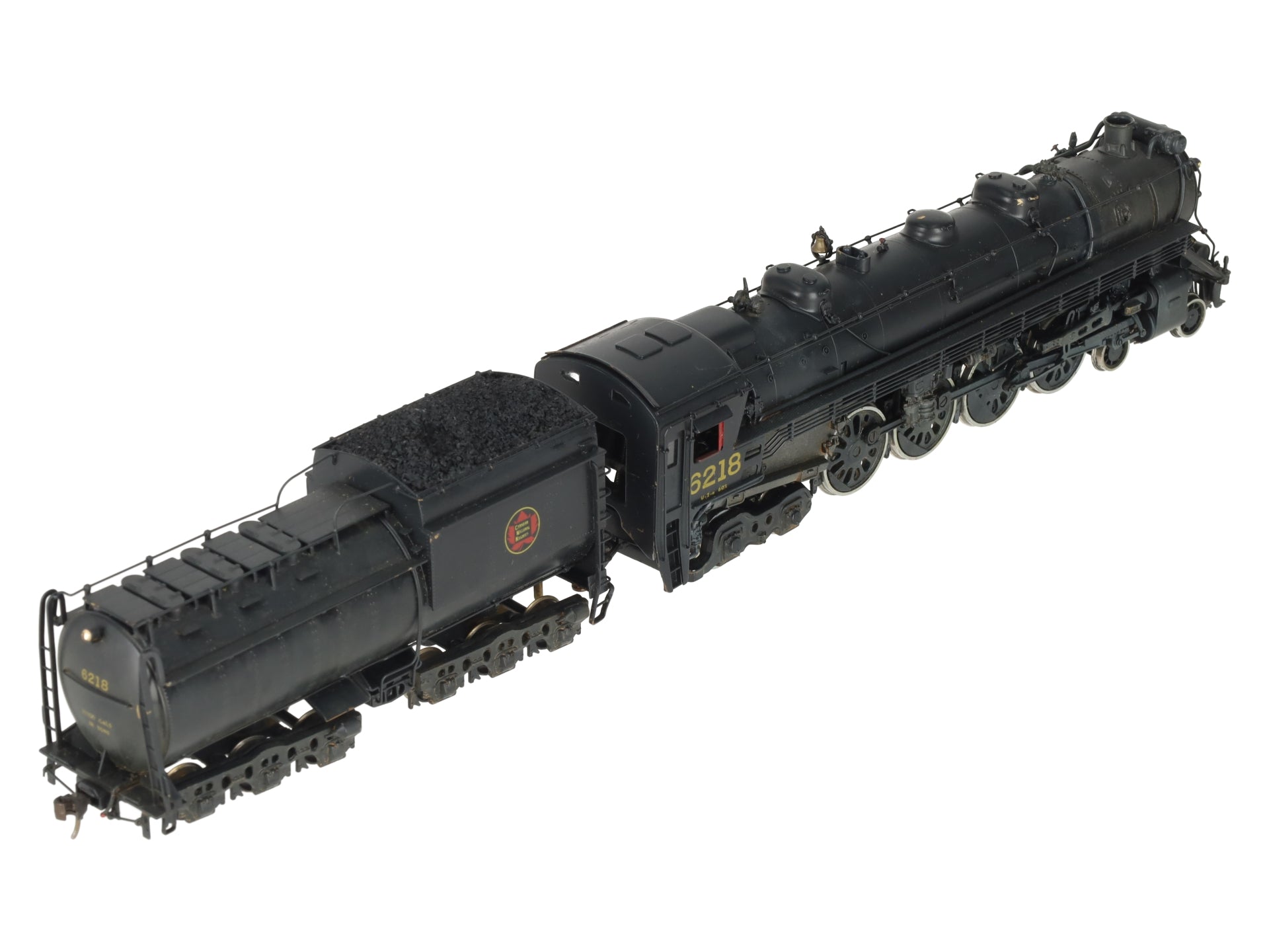 Pacific Fast Mail HO BRASS CNR 4-8-4 U2G Steam Locomotive & Tender -Painted