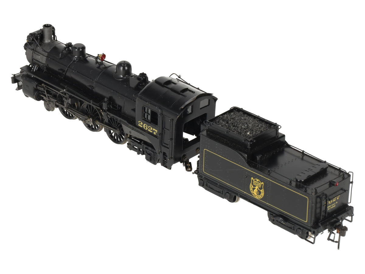 Pacific Fast Mail HO BRASS Dominion Atlantic 4-6-2 Steam Loco & Tender -Painted