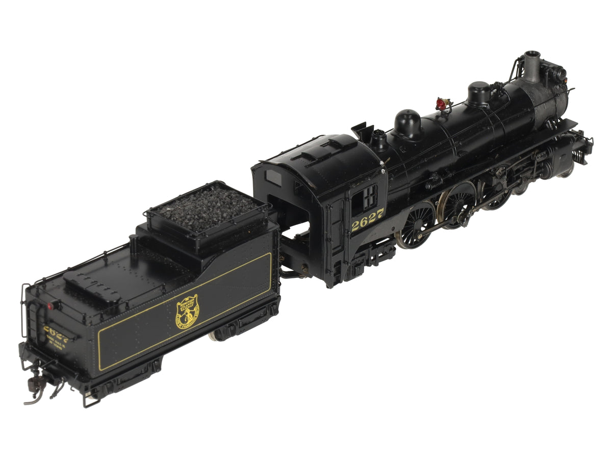 Pacific Fast Mail HO BRASS Dominion Atlantic 4-6-2 Steam Loco & Tender -Painted