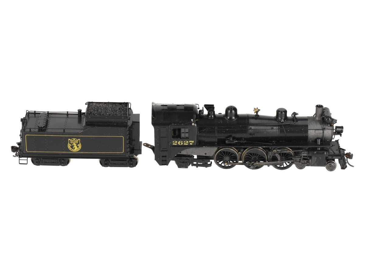 Pacific Fast Mail HO BRASS Dominion Atlantic 4-6-2 Steam Loco & Tender -Painted