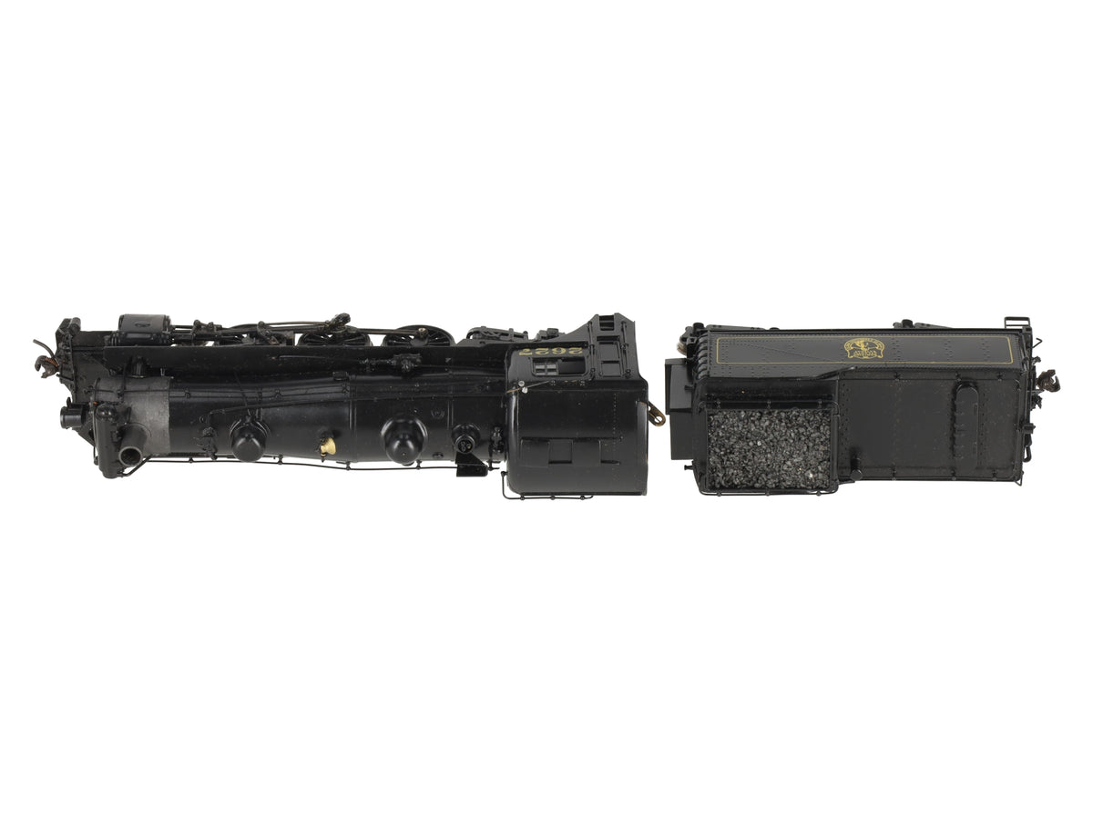 Pacific Fast Mail HO BRASS Dominion Atlantic 4-6-2 Steam Loco & Tender -Painted