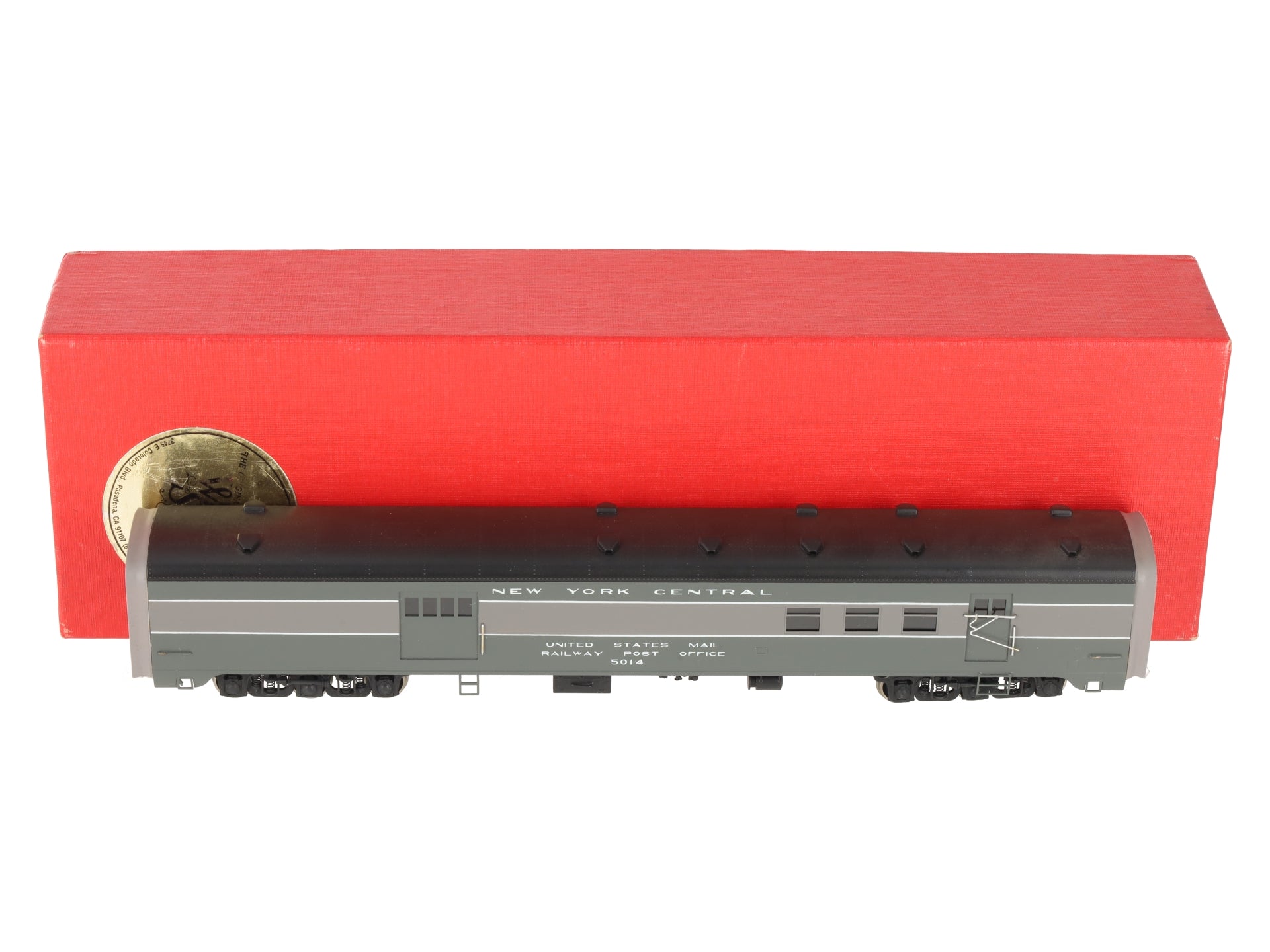 Soho 1607 HO BRASS New York Central Mail-Baggage Car #5014/Box