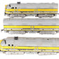 Marx 901 Vintage O Western Pacific E7 ABA Diesel Set- Gray & Yellow