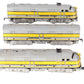 Marx 901 Vintage O Western Pacific E7 ABA Diesel Set- Gray & Yellow