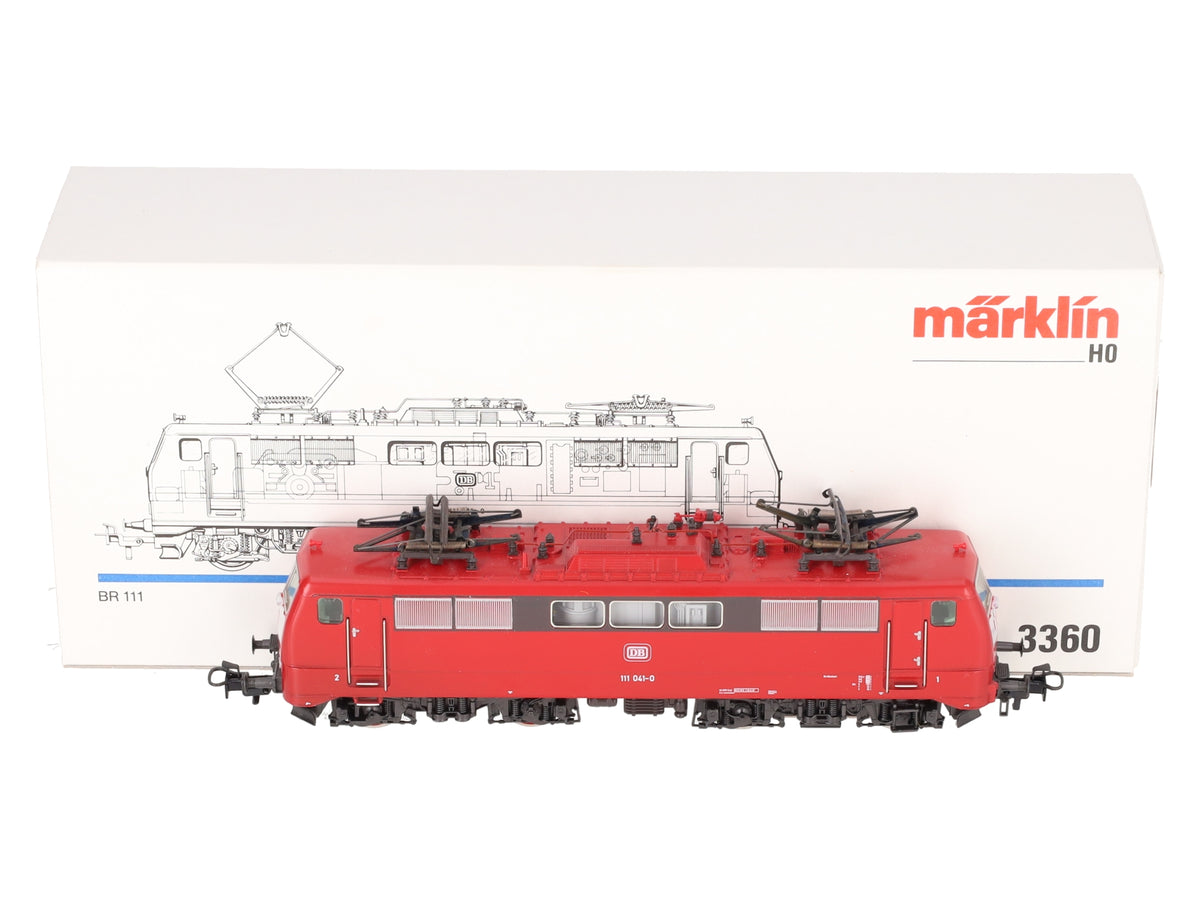 Marklin 3360 HO Scale German Federal Railway (BR) Electric Locomotive #111 041-0 LN/Box