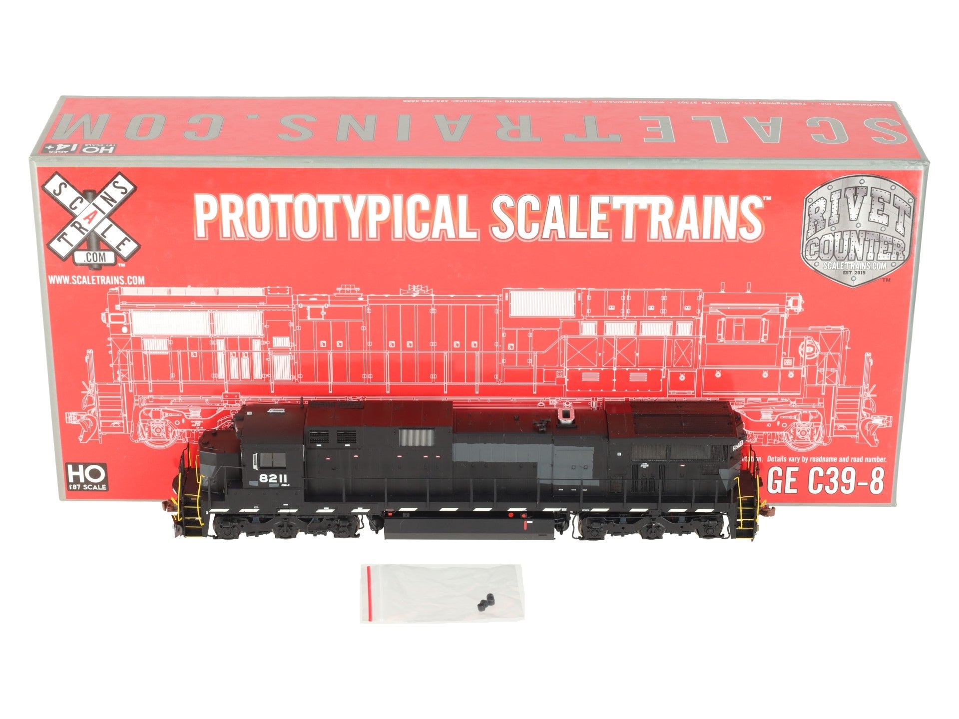 Scale Trains SXT30776 HO Scale Pennsylvania Northeastern GE C39-8 Locomotive LN/Box