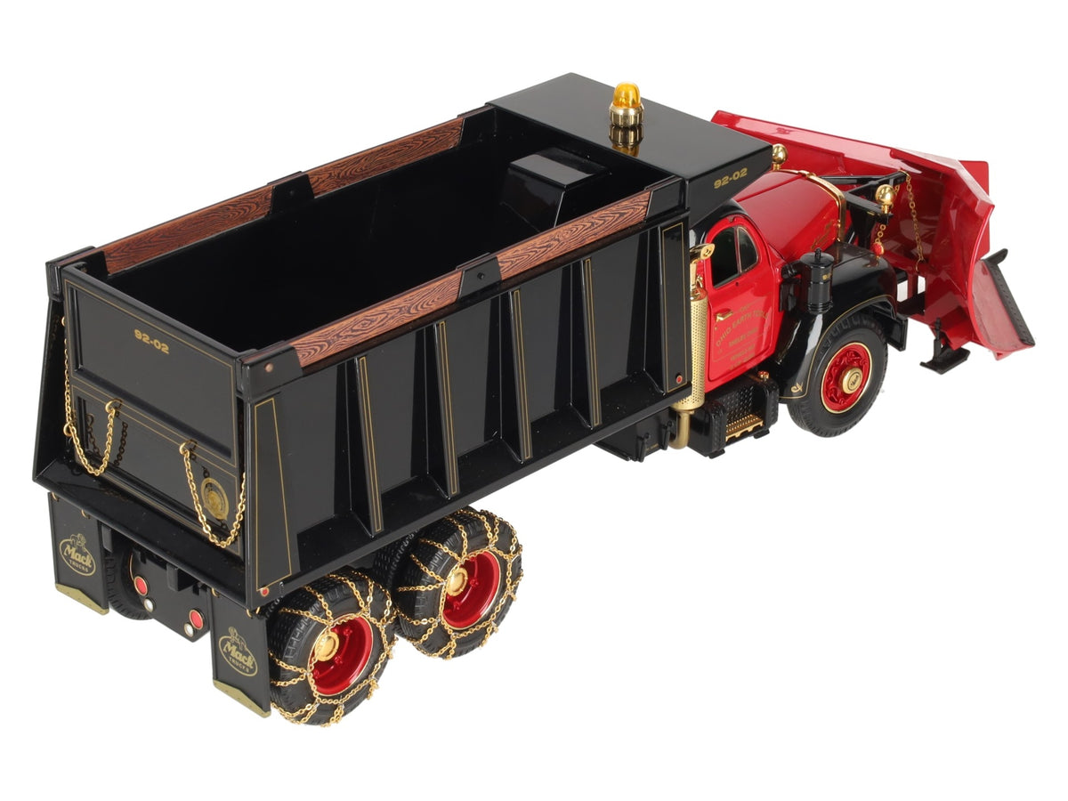 First Gear 1:25 Ohio Earth Tools 1960 Mack 10th Anniversary B Dump Truck w/Plow LN/Box