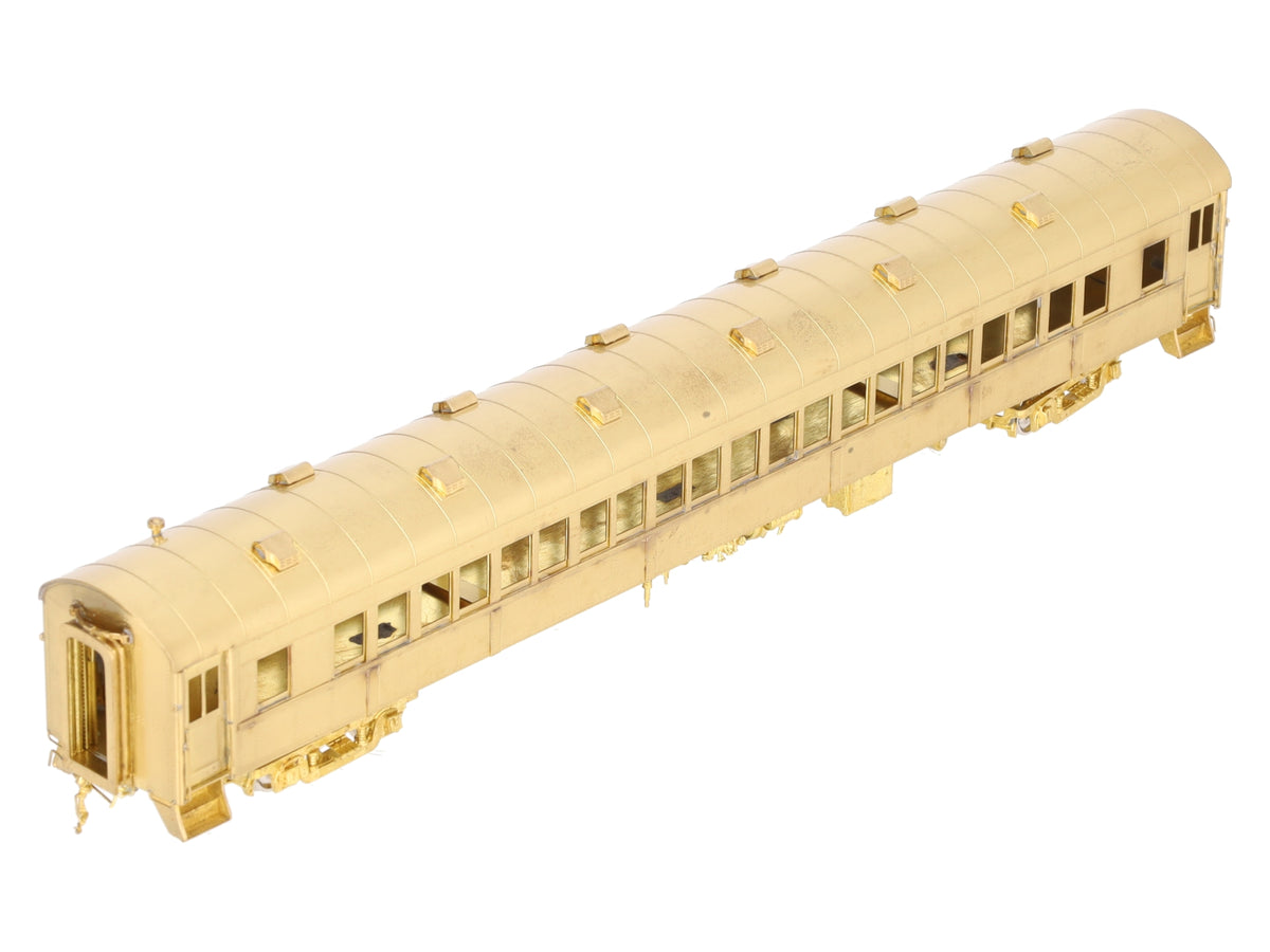 Rail Works R-245 HO BRASS NYC O-B Arch Roof Suburban Coach Car - Unpainted EX/Box