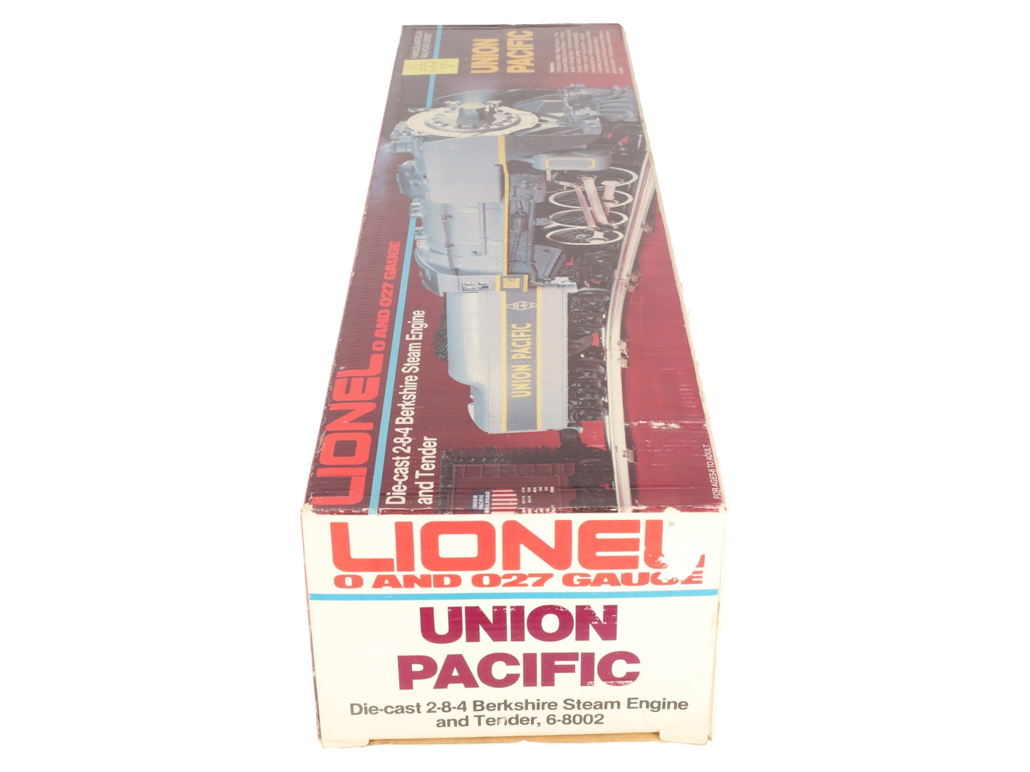 Lionel 6-8002 O Union Pacific Berkshire 2-8-4 Steam Locomotive & Tender #8002 EX/Box