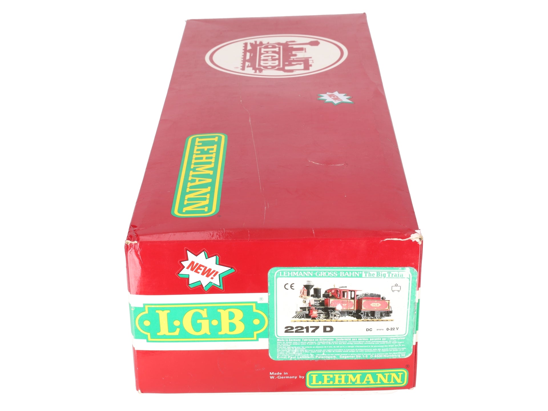 LGB 2217D LGB G Scale Steam Locomotive w/ Tender EX/Box – Trainz