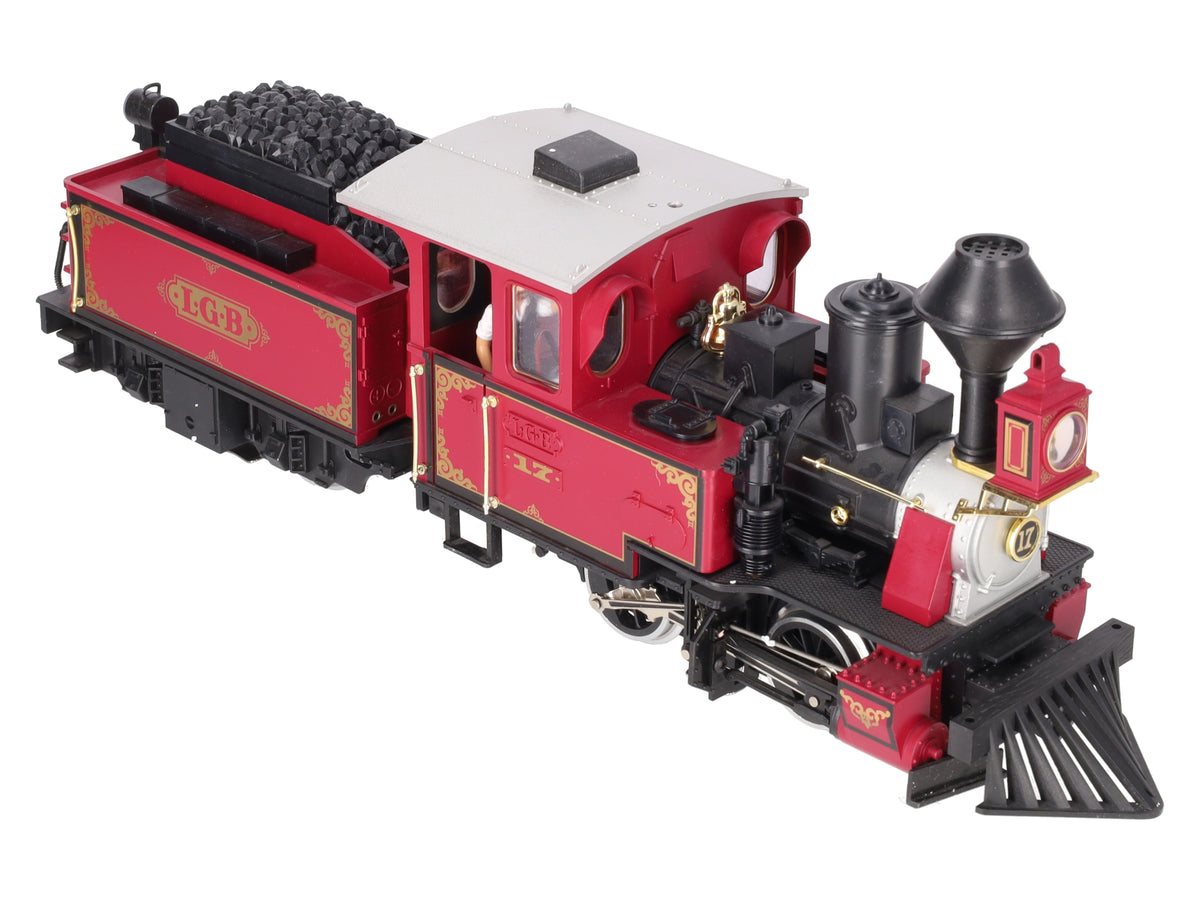 LGB 2217D LGB G Scale Steam Locomotive w/ Tender EX/Box