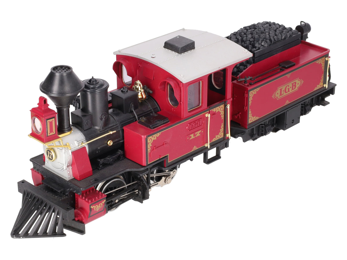 LGB 2217D LGB G Scale Steam Locomotive w/ Tender EX/Box