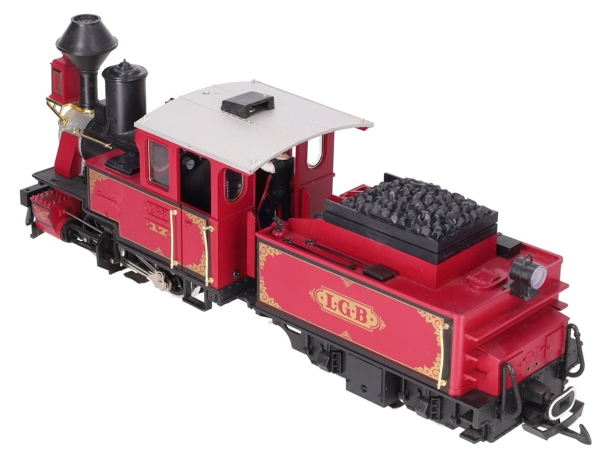 LGB 2217D LGB G Scale Steam Locomotive w/ Tender EX/Box