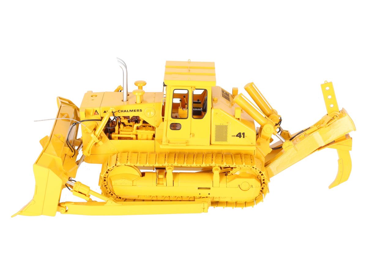 First Gear 40-0163 1:25 Diecast Allis-Chalmers HD-41 Bulldozer w/Blade & Ripper VG/Box
