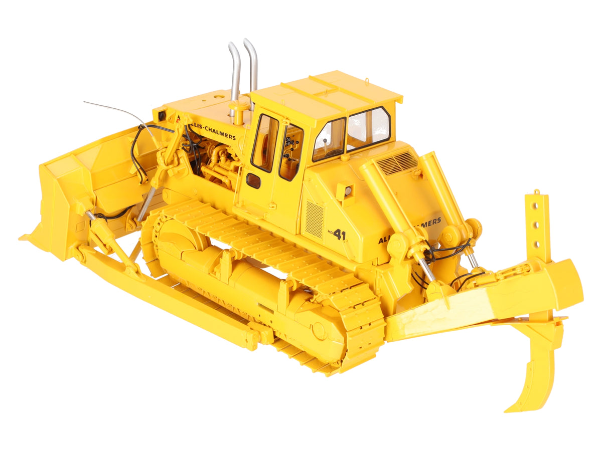 First Gear 40-0163 1:25 Diecast Allis-Chalmers HD-41 Bulldozer w/Blade & Ripper VG/Box