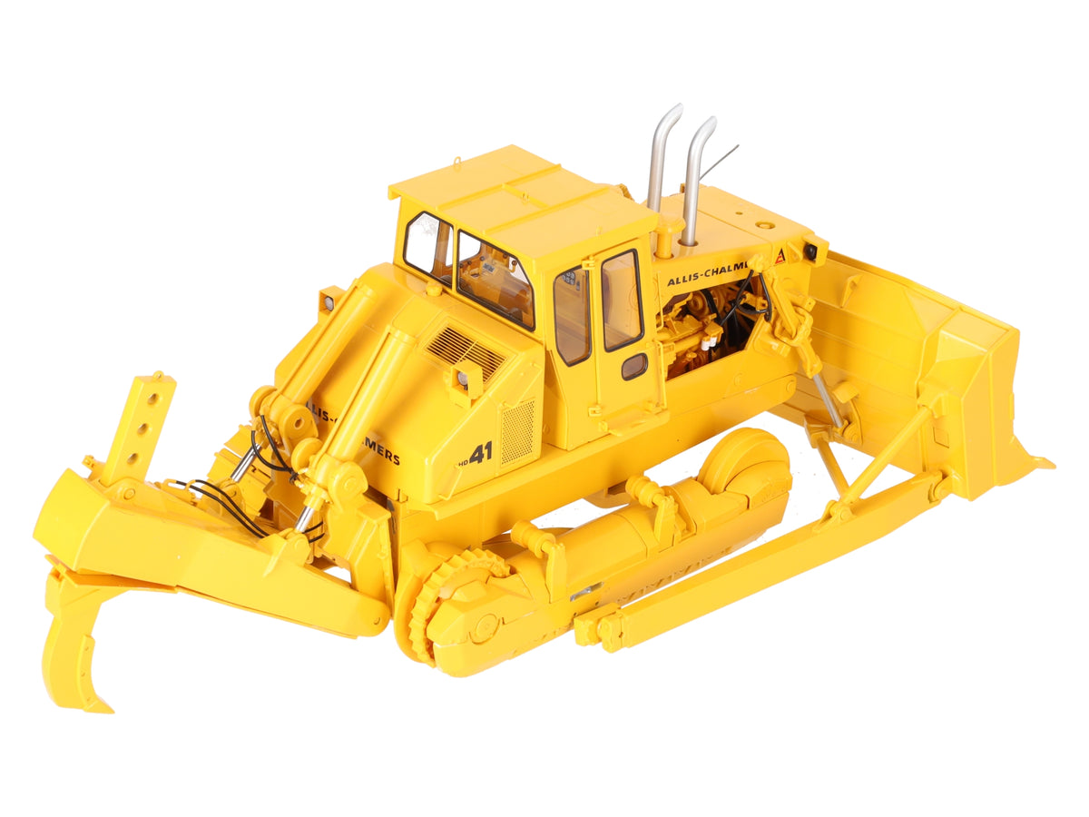 First Gear 40-0163 1:25 Diecast Allis-Chalmers HD-41 Bulldozer w/Blade & Ripper VG/Box