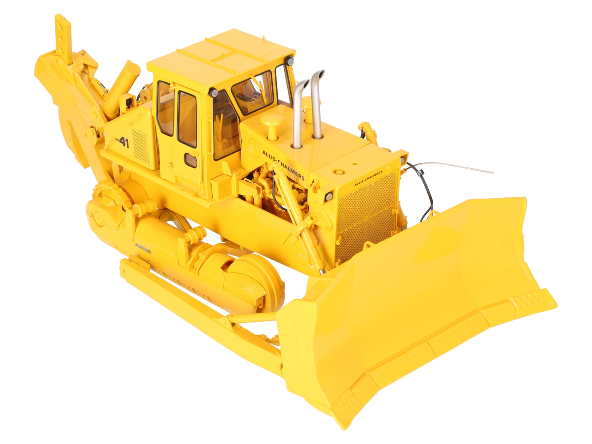 First Gear 40-0163 1:25 Diecast Allis-Chalmers HD-41 Bulldozer w/Blade & Ripper VG/Box