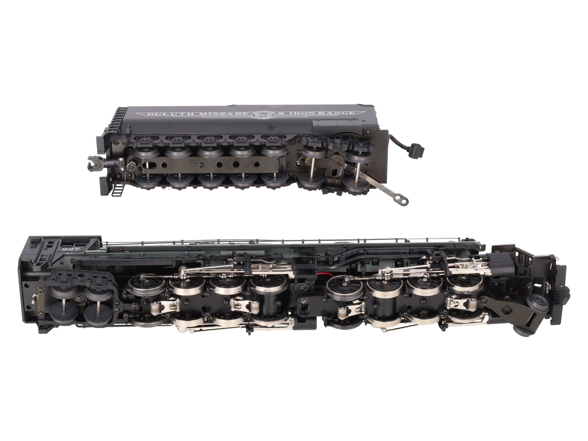MTH 20-3030-1 O Gauge DM&IR 2-8-8-4 Yellowstone Steam Locomotive w/PS1 #227 EX/Box