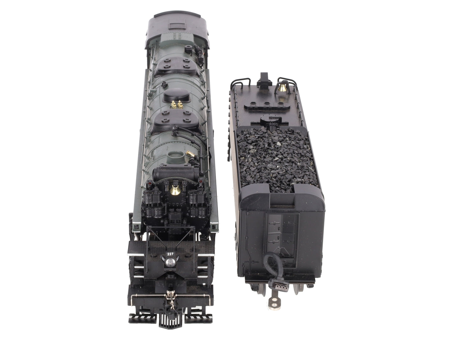 MTH 20-3030-1 O Gauge DM&IR 2-8-8-4 Yellowstone Steam Locomotive w/PS1 #227 EX/Box